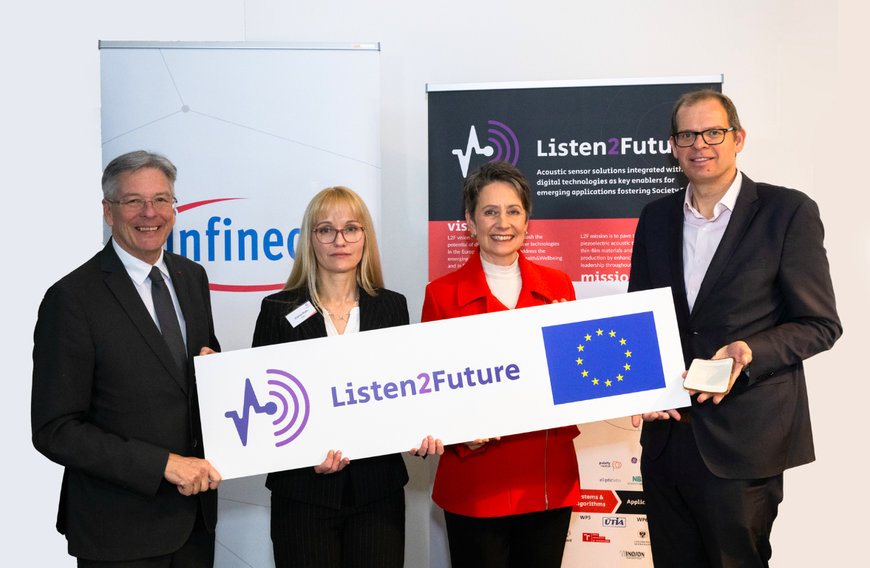 Developing the digital ear of the future: Infineon launches EU project Listen2Future